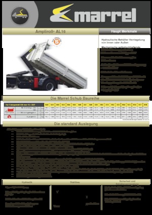 Самосвали - изпразване чрез преобръщане Marrel AL 16 DIN 58 S-B