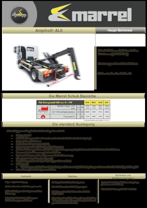 Самосвали - изпразване чрез преобръщане Marrel AL 8 DIN 39 B