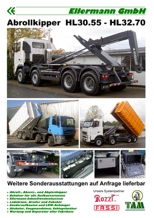Самосвали - изпразване чрез преобръщане Ellermann HL 32.70