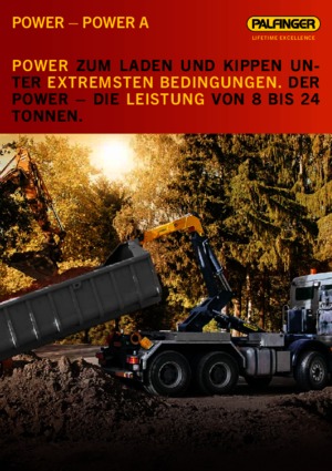 Самосвали - изпразване чрез преобръщане Palfinger P 17 