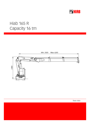 Кранове за разтоварване Hiab 165 R-F3