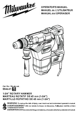 Ротационни чукове Milwaukee 5546-21
