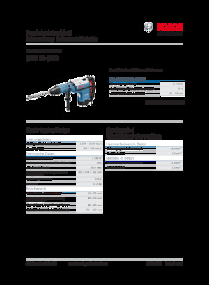 Ротационни чукове Bosch GBH 12-52 D