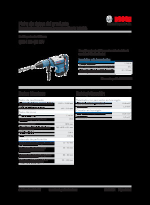 Ротационни чукове Bosch GBH 12-52 DV
