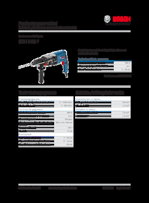 Ротационни чукове Bosch GBH 2-28 F
