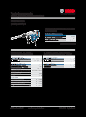 Ротационни чукове Bosch GBH 5-40 DCE