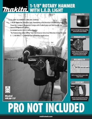 Ротационни чукове Makita HR2811F