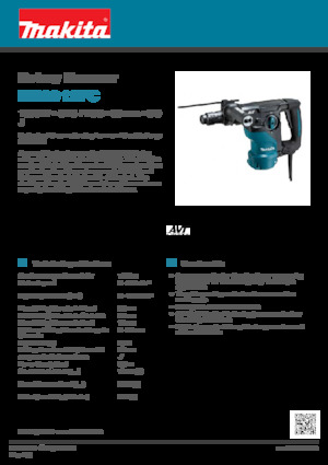 Ротационни чукове Makita HR3012FC