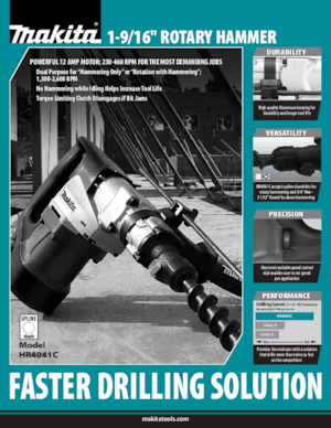 Ротационни чукове Makita HR4041C