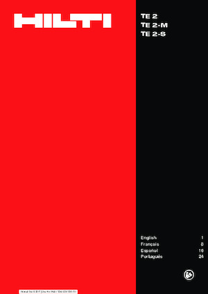 Ротационни чукове Hilti TE 2