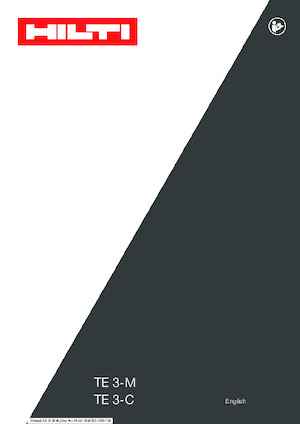 Ротационни чукове Hilti TE 3-C