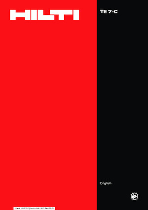 Ротационни чукове Hilti TE 7-C 