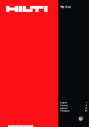 Ротационни чукове Hilti TE 7-C 