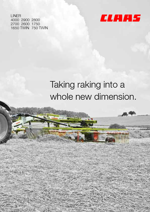 Ротационни гребла Claas Liner 2600