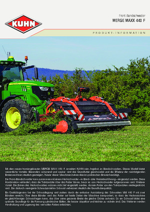 Ротационни гребла Kuhn Merge Maxx 442 F 