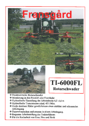 Ротационни гребла Fransgard TI 6000 FL