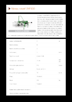Ротационни гребла Pronar ZKP 300 
