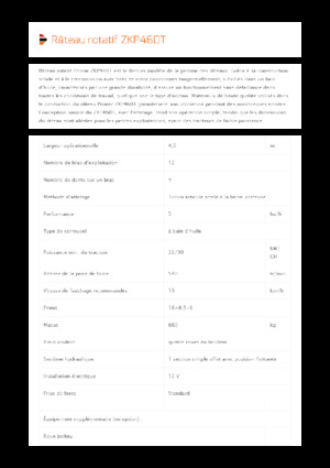 Ротационни гребла Pronar ZKP 460T