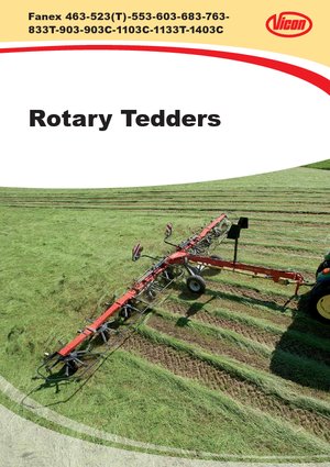 Ротационни сенообръщачки Vicon Fanex 763