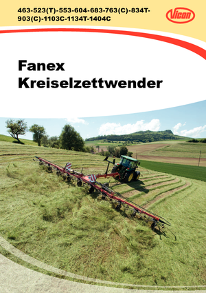 Ротационни сенообръщачки Vicon Fanex 604