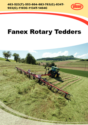 Ротационни сенообръщачки Vicon Fanex 604