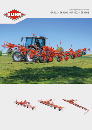 Ротационни сенообръщачки Kuhn GF 8700