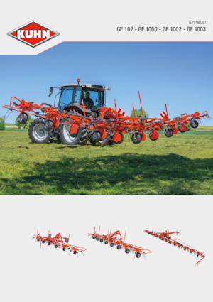 Ротационни сенообръщачки Kuhn GF 872