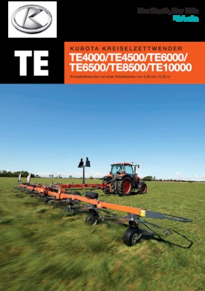 Ротационни сенообръщачки Kubota TE6568