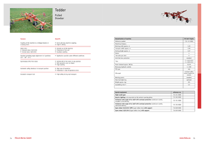 Ротационни сенообръщачки Fella TH 540 T Hydro