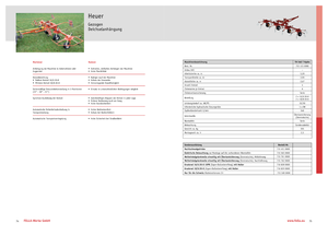 Ротационни сенообръщачки Fella TH 540 T Hydro