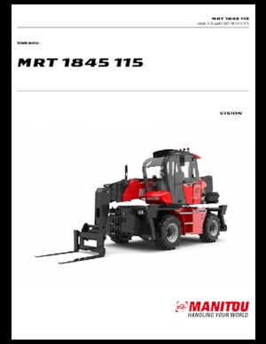 Телескопични товарачи с горна конструкция Manitou MRT 1845-400 115 D