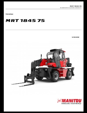 Телескопични товарачи с горна конструкция Manitou MRT 1845-400 75 D