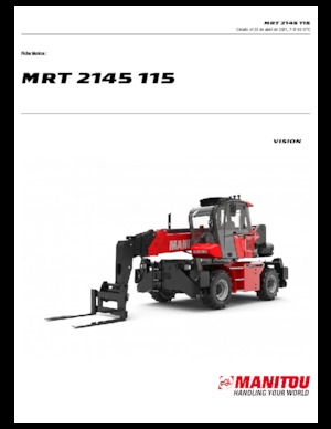 Телескопични товарачи с горна конструкция Manitou MRT 2145-400 115 D