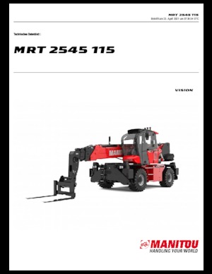 Телескопични товарачи с горна конструкция Manitou MRT 2545-400 115 D