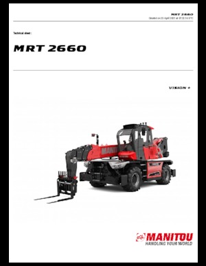Телескопични товарачи с горна конструкция Manitou MRT 2660-360 160 Y