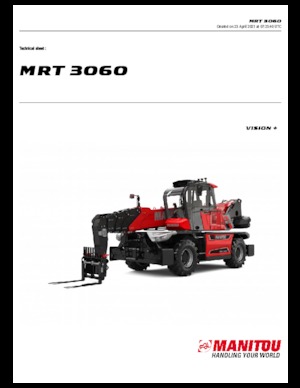 Телескопични товарачи с горна конструкция Manitou MRT 3060-360 175 Y