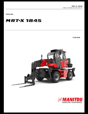 Телескопични товарачи с горна конструкция Manitou MRT-X 1845