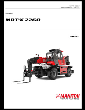 Телескопични товарачи с горна конструкция Manitou MRT-X 2260