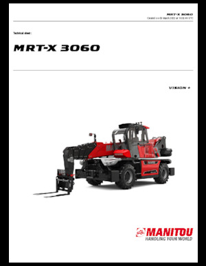 Телескопични товарачи с горна конструкция Manitou MRT-X 3060