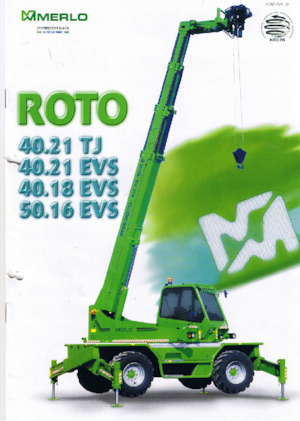 Телескопични товарачи с горна конструкция Merlo Roto 40.18 EVS