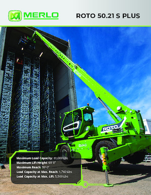 Телескопични товарачи с горна конструкция Merlo Roto 50.21 S PLUS