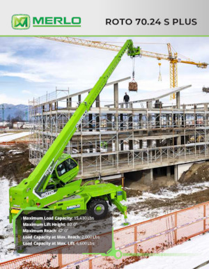 Телескопични товарачи с горна конструкция Merlo Roto 70.24 S PLUS