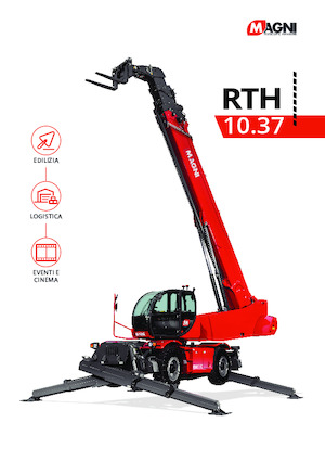 Телескопични товарачи с горна конструкция MAGNI RTH 10.37