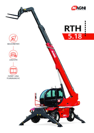 Телескопични товарачи с горна конструкция MAGNI RTH 5.18