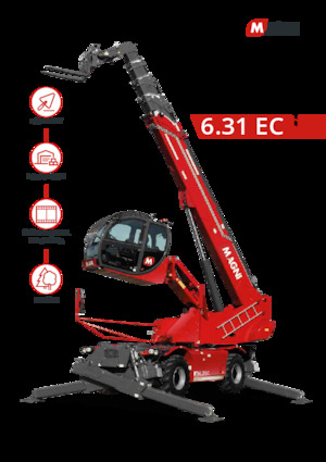 Телескопични товарачи с горна конструкция MAGNI RTH 6.31 EC