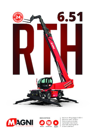 Телескопични товарачи с горна конструкция MAGNI RTH 6.51 SH