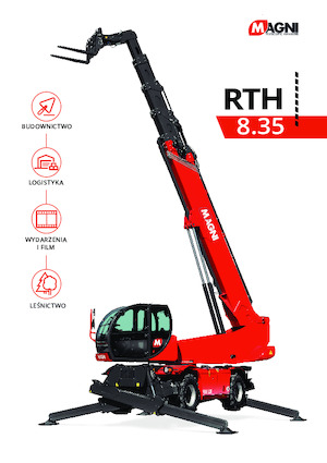 Телескопични товарачи с горна конструкция MAGNI RTH 8.35