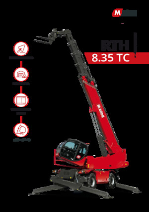 Телескопични товарачи с горна конструкция MAGNI RTH 8.35 TC