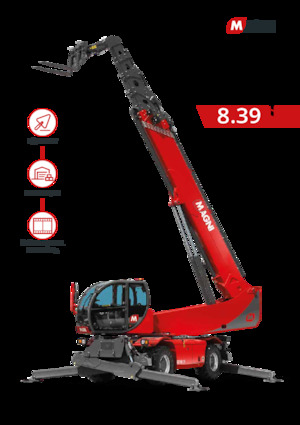 Телескопични товарачи с горна конструкция MAGNI RTH 8.39