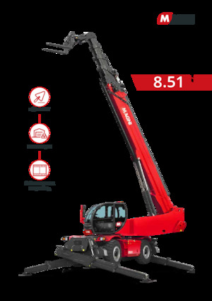 Телескопични товарачи с горна конструкция MAGNI RTH 8.51